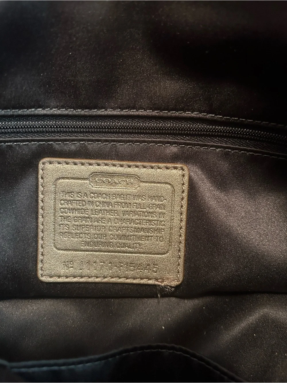 Coach Metallic Pewter Leather Satchel - Pewter